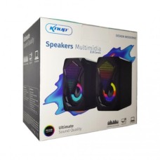Caixa de Som Multimídia 6W RGB Iluminação Led