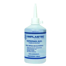 Álcool Isopropílico 110ML Bico Aplicador Implastec