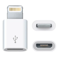 Adaptador Micro Usb Fêmea X Usb Lightning Macho Para iPhone