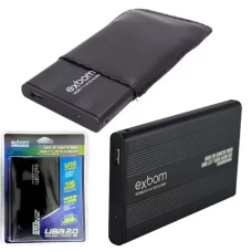 Case Gaveta Exbom HD Sata Externo 2,5 Notebook Usb 2.0
