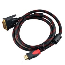 Cabo DVI-D Macho x HDMI Macho com filtro 1,80m